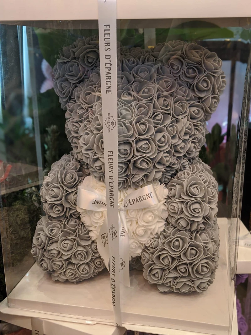 Sweetheart Luxe Foam Rose Bear