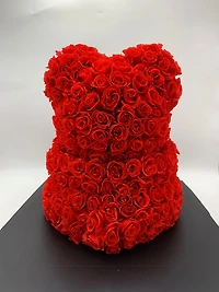 Preserved Fresh Rose Bear - Eternity Roses