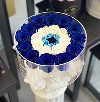 Evil Eye Round Crystal Box