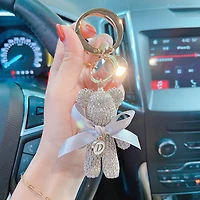 Crystal Bear Keychain
