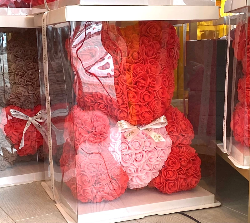 Sweetheart Luxe Foam Rose Bear