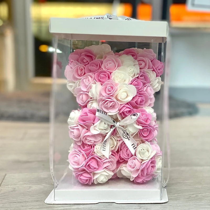 Baby Luxe Foam Rose Bear