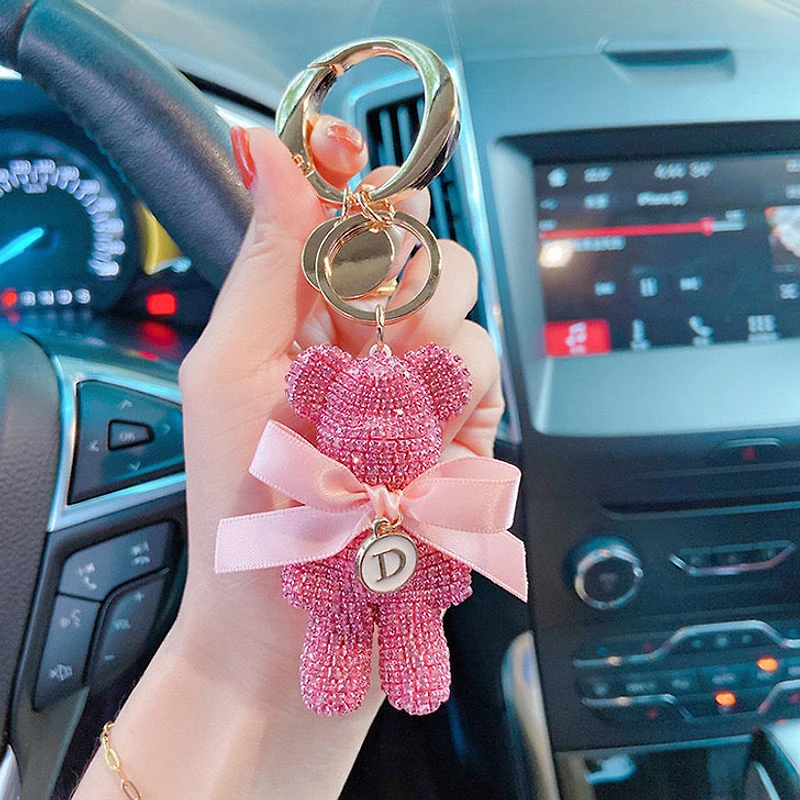 Crystal Bear Keychain