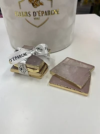 Rose Quartz Coasters