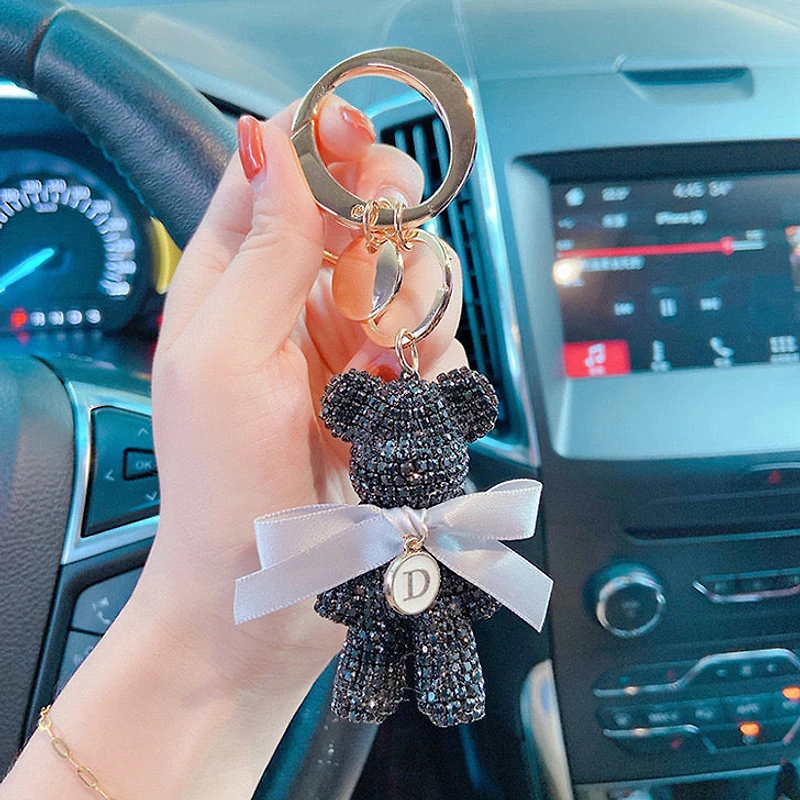 Crystal Bear Keychain