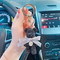 Crystal Bear Keychain