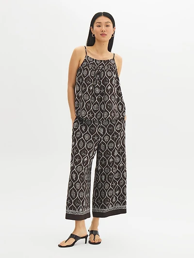 Camisole à imprimé de coquillages