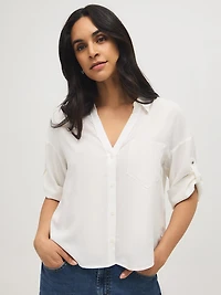 Blouse à coupe ample