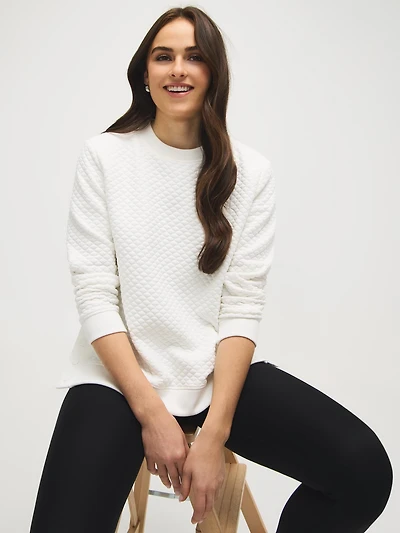 Chandail tunique matelassé