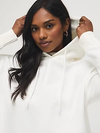 Cotton-Blend Fleece Hoodie