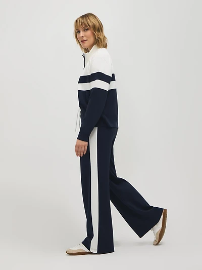 Pantalon en polaire nuage à blocs de couleur