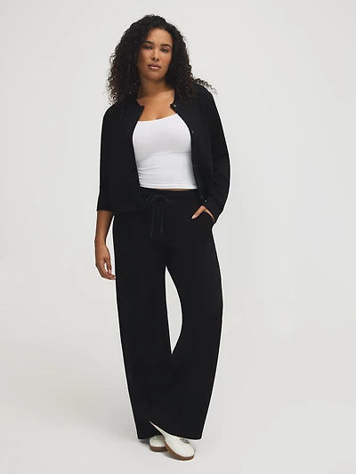 Cloud Fleece Wide-Leg Pants