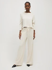 Wide-Leg Cloud Fleece Pants