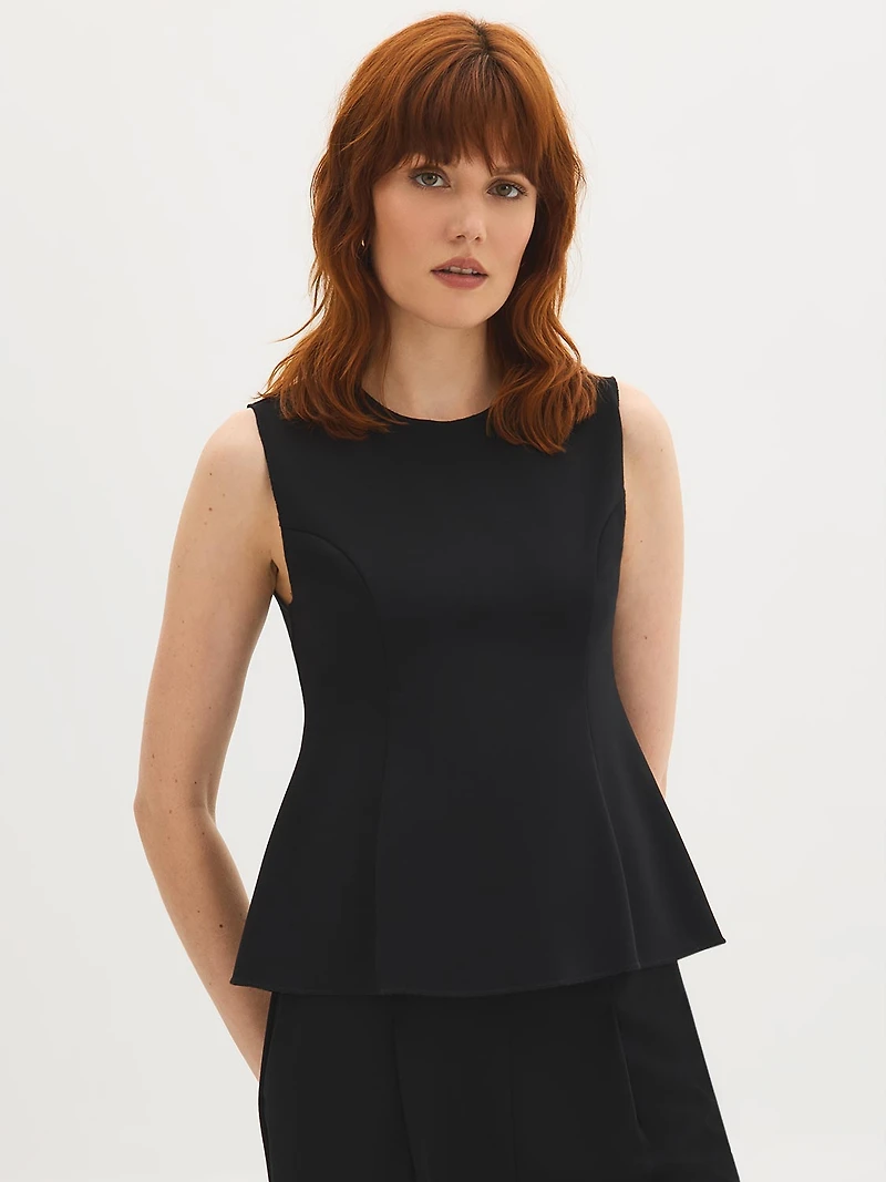 Haut péplum sans manches