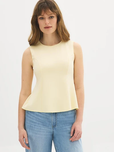 Haut péplum sans manches