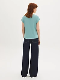 Dolman Sleeve Keyhole Top