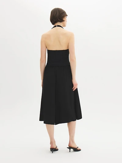 Textured Halter Crop Top