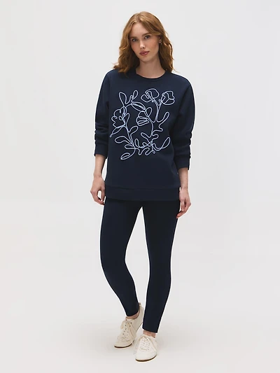 Pantalon à jambe ajustée enfiler