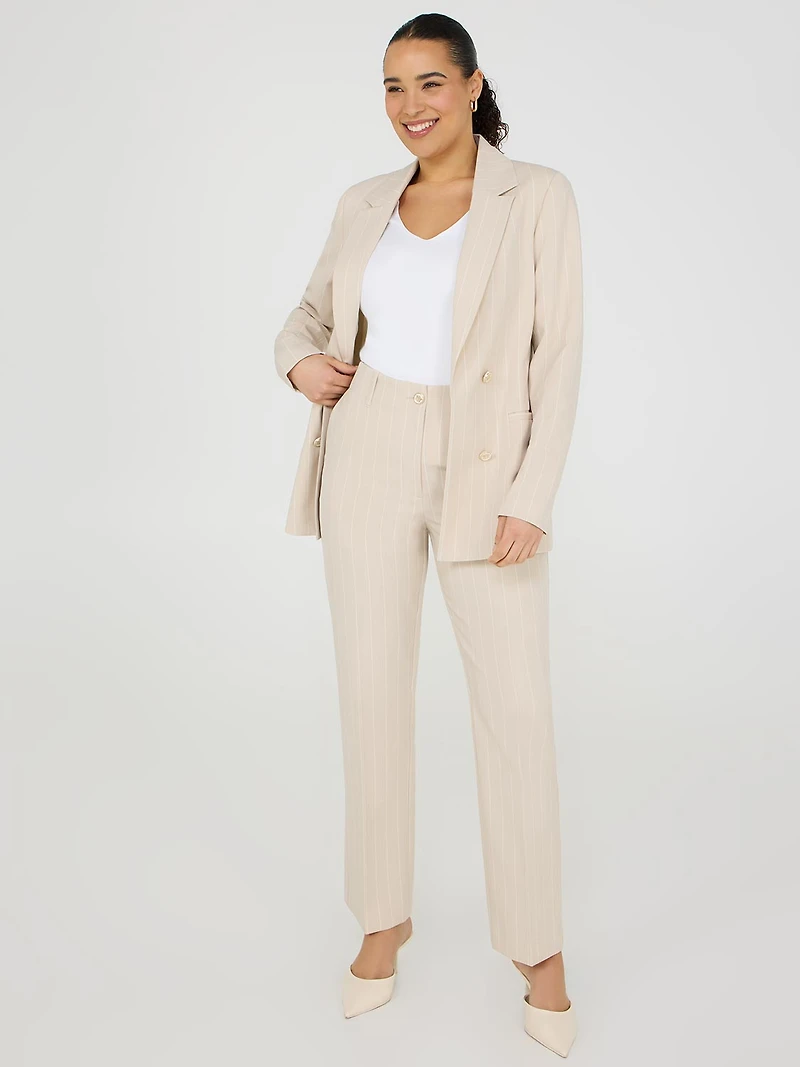 No Waistband Striped Pants