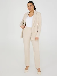 No Waistband Striped Pants