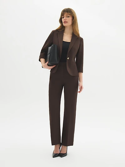 Pantalon habillé à jambe droite