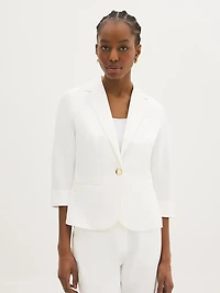 Blazer à manches 3/4