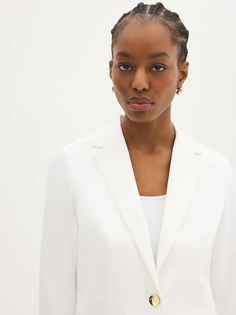 Blazer à manches 3/4