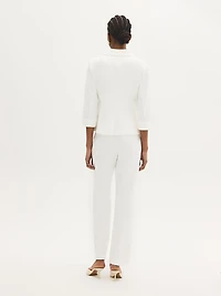 Blazer à manches 3/4