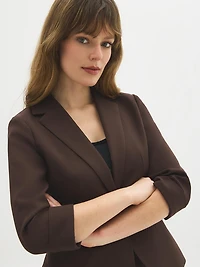 Blazer à manches 3/4