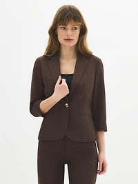 Blazer à manches 3/4