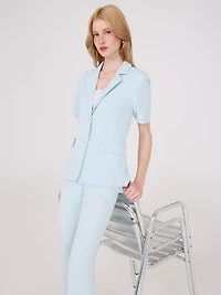 Blazer à manches courtes
