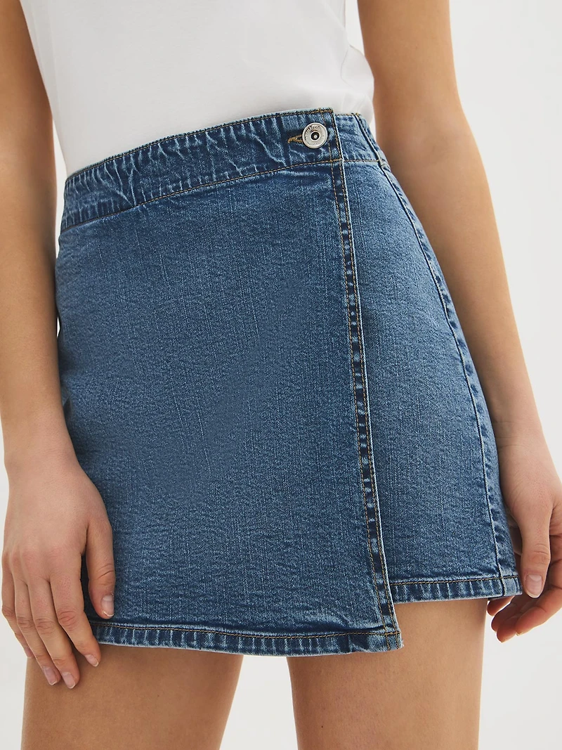 Jupe-short en denim