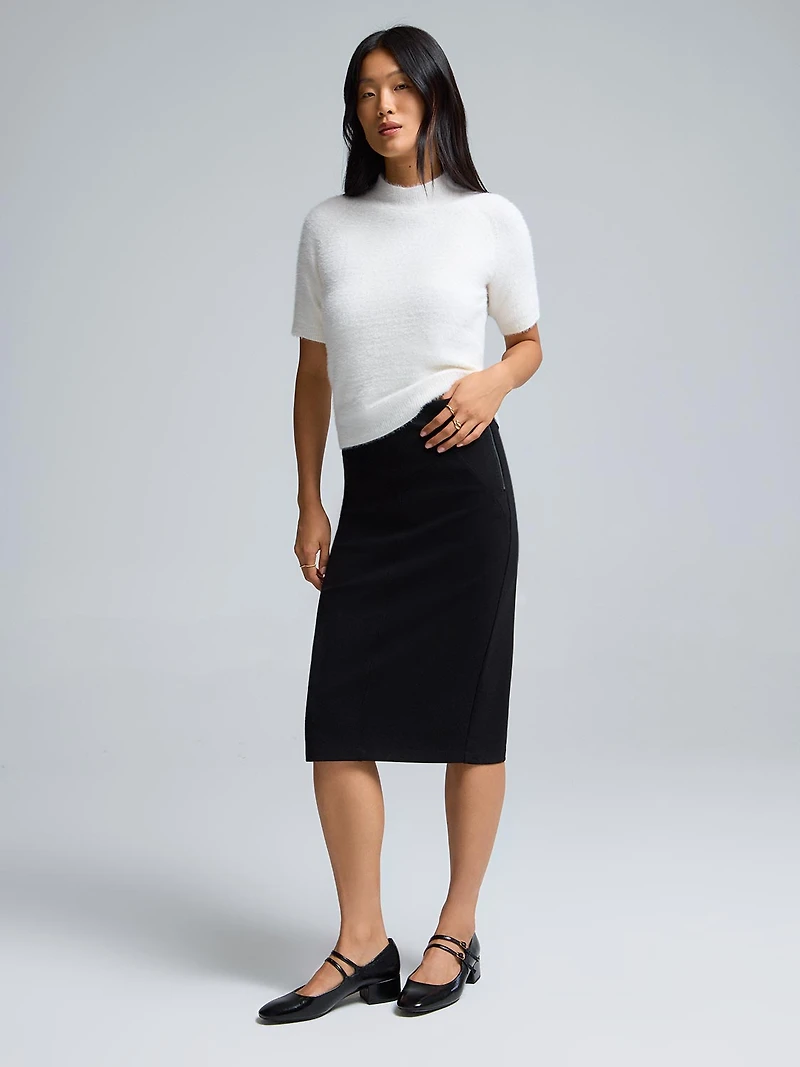 Front Yoke Pencil Skirt