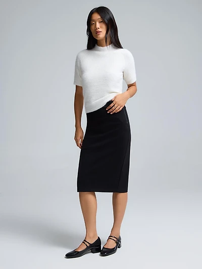 Front Yoke Pencil Skirt