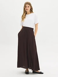 Crinkle Maxi Skirt