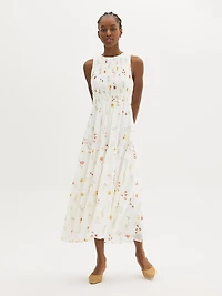 Floral Smocked Maxi Dress