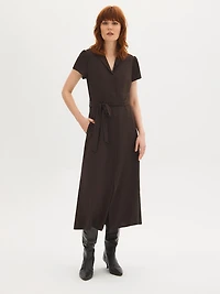 Robe chemise mi-longue