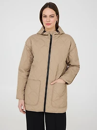 Veste matelassée à capuche
