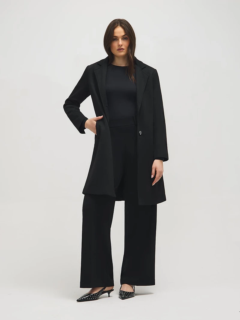 Mid-Length Fleece Coat