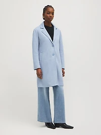 Manteau mi-long en polaire