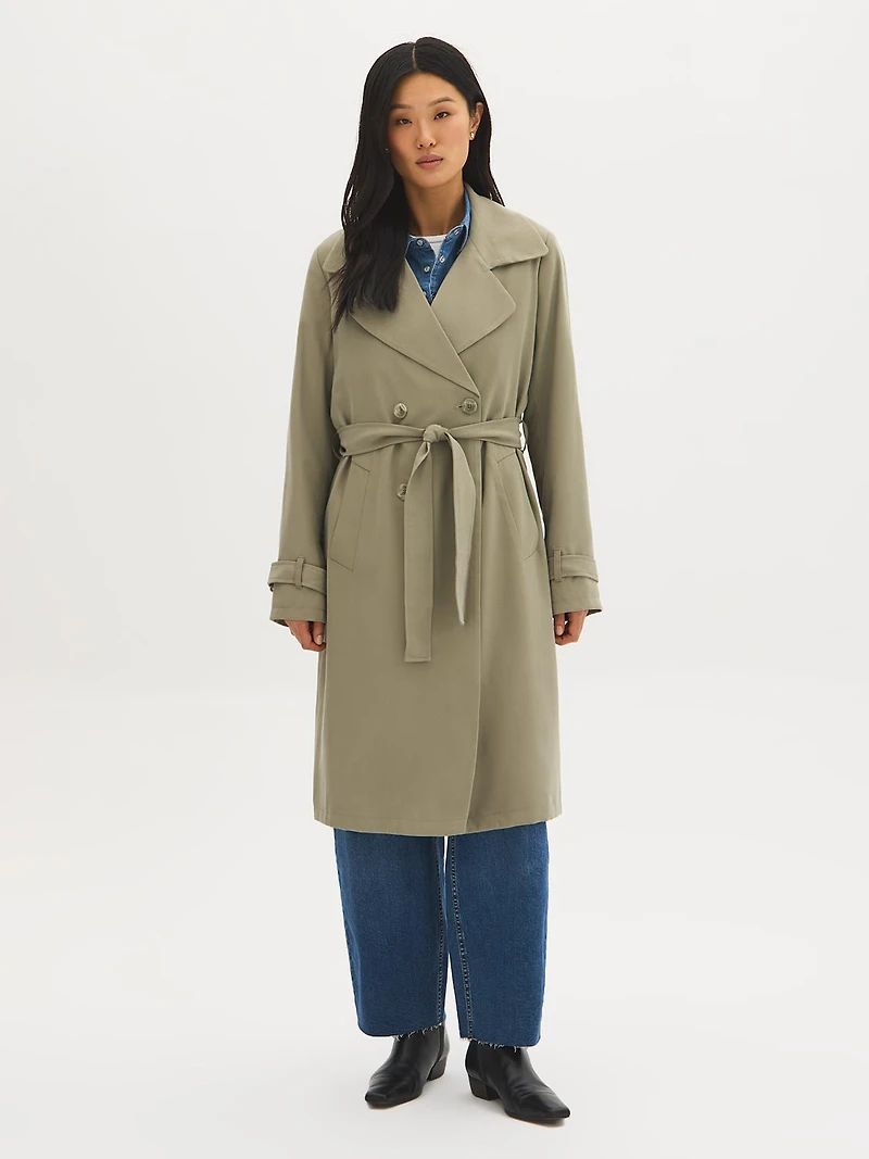 Trench Coat With Belt