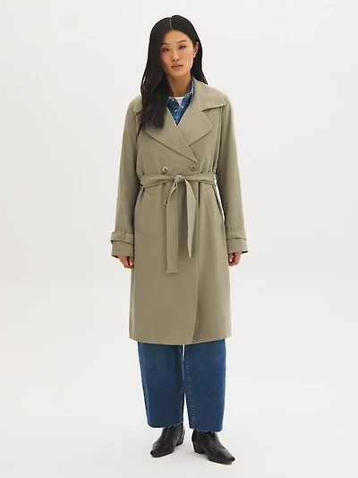 Trench Coat With Belt