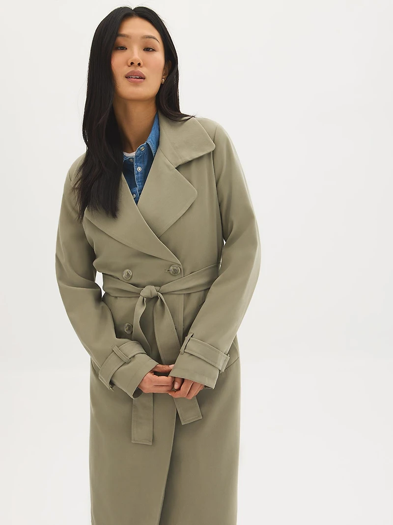 Trench Coat With Belt