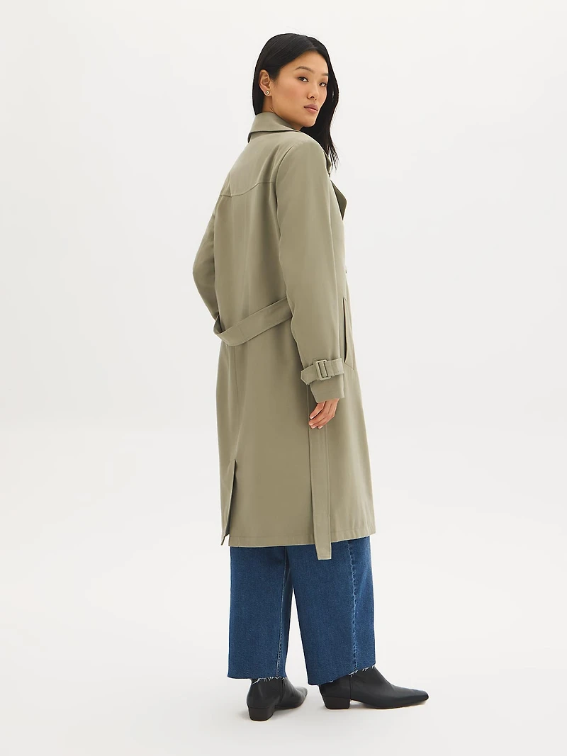 Trench Coat With Belt
