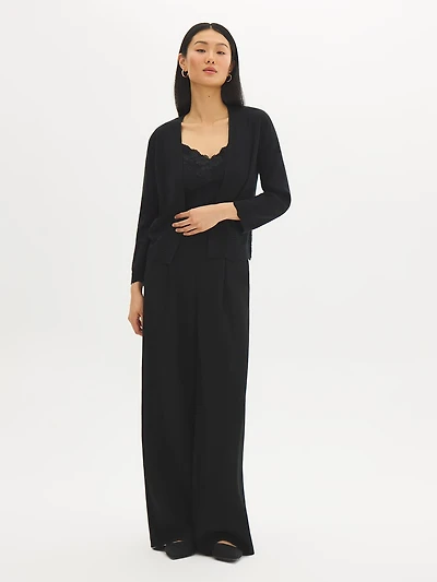 Pointelle Bolero Cardigan