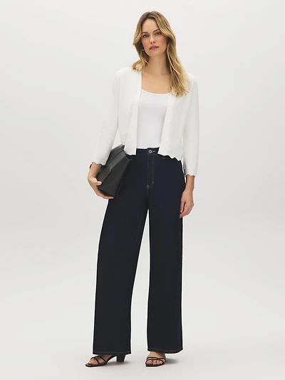 Cardigan boléro en pointelle