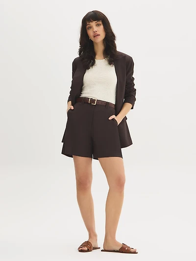 Linen Bermuda Shorts