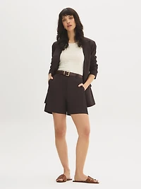Linen Bermuda Shorts
