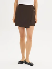 Crepe Wrap Skort