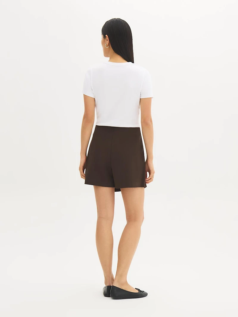 Crepe Wrap Skort